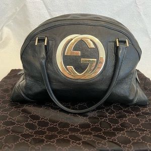 Vintage Tom Ford for Gucci Blondie GG Medallion Bowler Tote